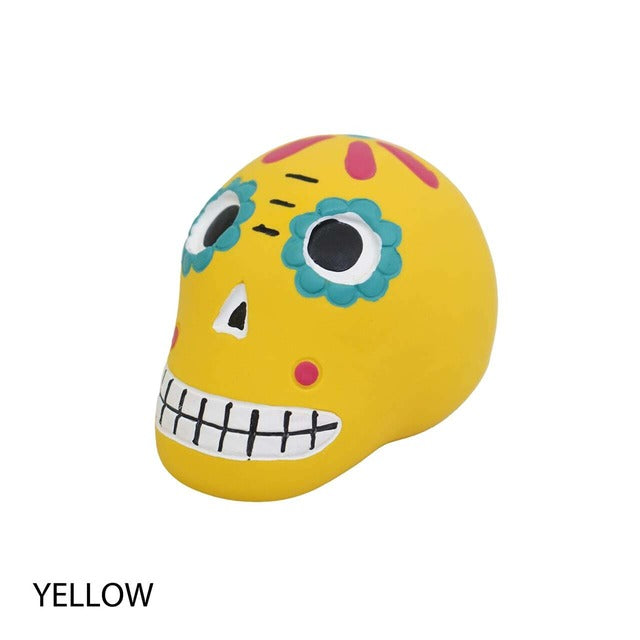MANDARINE BROTHERS LATEX MEXICAN SKULL TOY