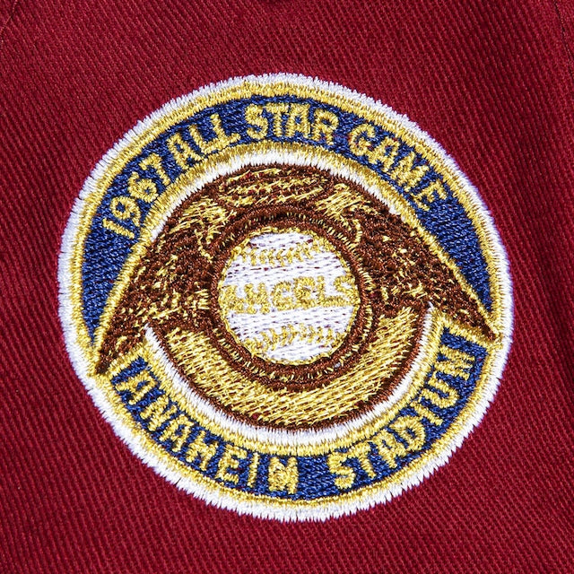 NEW ERA MLB 9FORTY A-FRAME MERLOT LOS ANGELES ANGELS 1967 ALL STAR GAME PATCH SNAPBACK