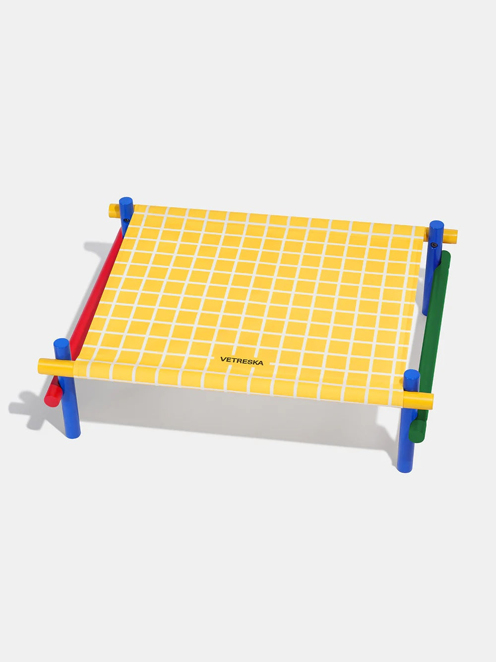 VETRESKA CHROMA ELEVATED PET BED -YELLOW