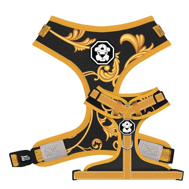 FRESH PAWZ-BAROQUE LEAVES ADJUSTABLE MESH HARNESS