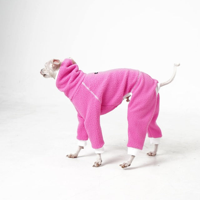 hosh Racer Fleece Romper Pink