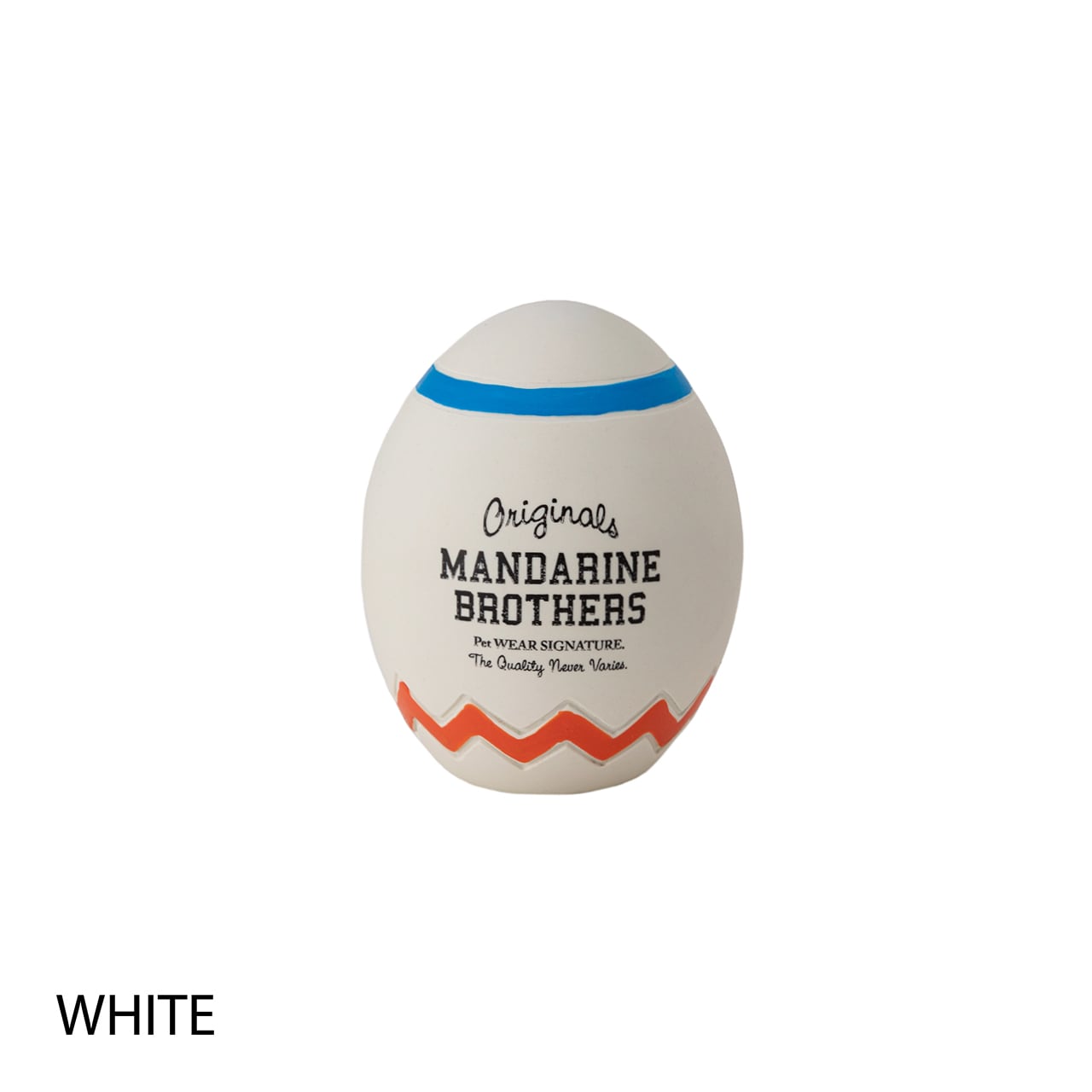 MANDARINE BROTHERS LATEX ZIGZAG EGG TOY