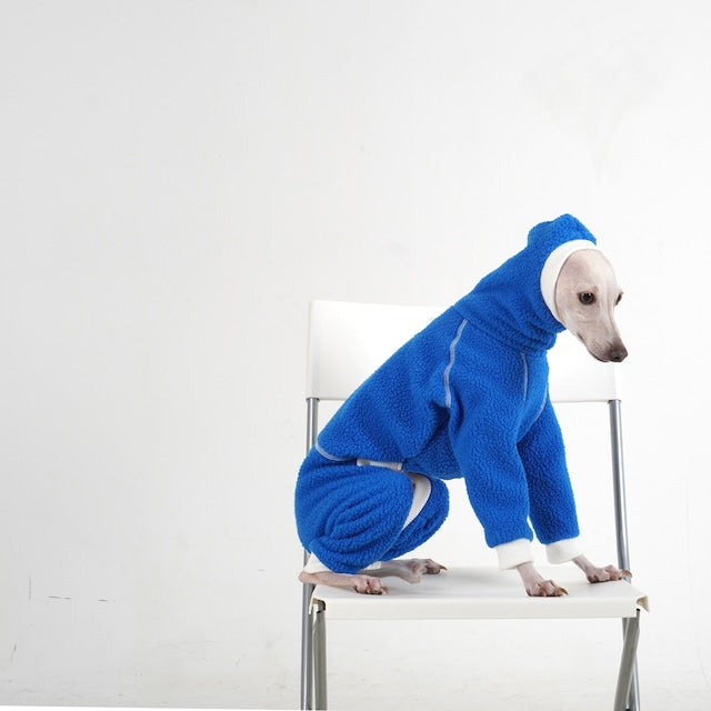 hosh Racer Fleece Romper Blue