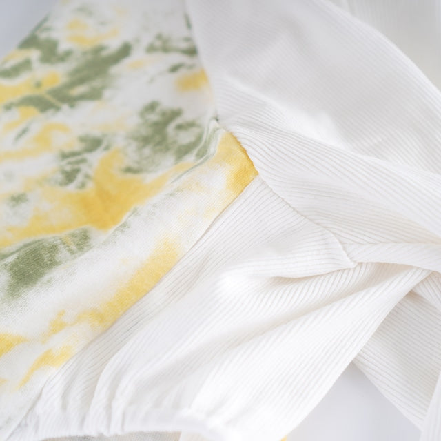 hosh Flower Cropped Tee White