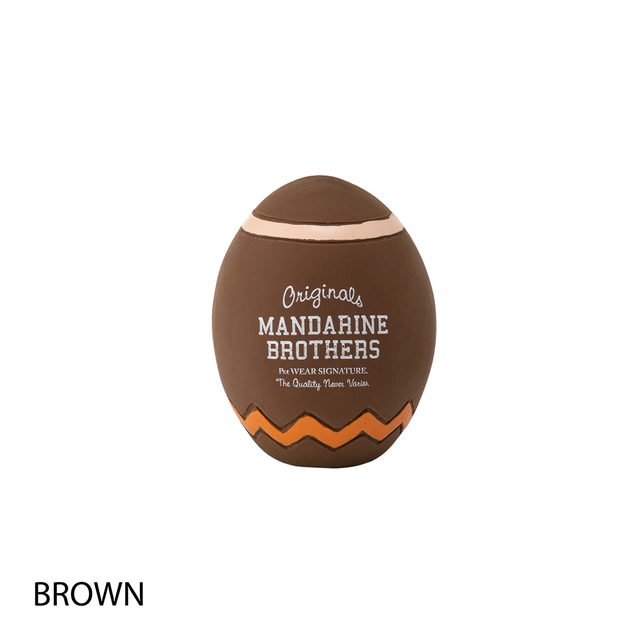 MANDARINE BROTHERS LATEX ZIGZAG EGG TOY