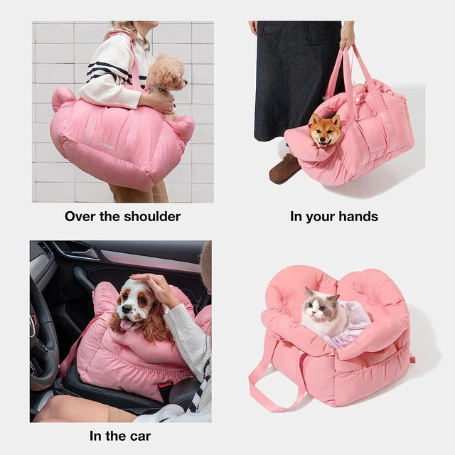 VETRESKA FLORA CAR SEAT PET CARRIER