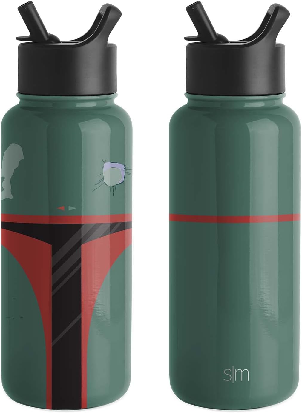 DC Comics&Marvel Simple Modern Summit Water Bottle with Straw Lid- 32oz
