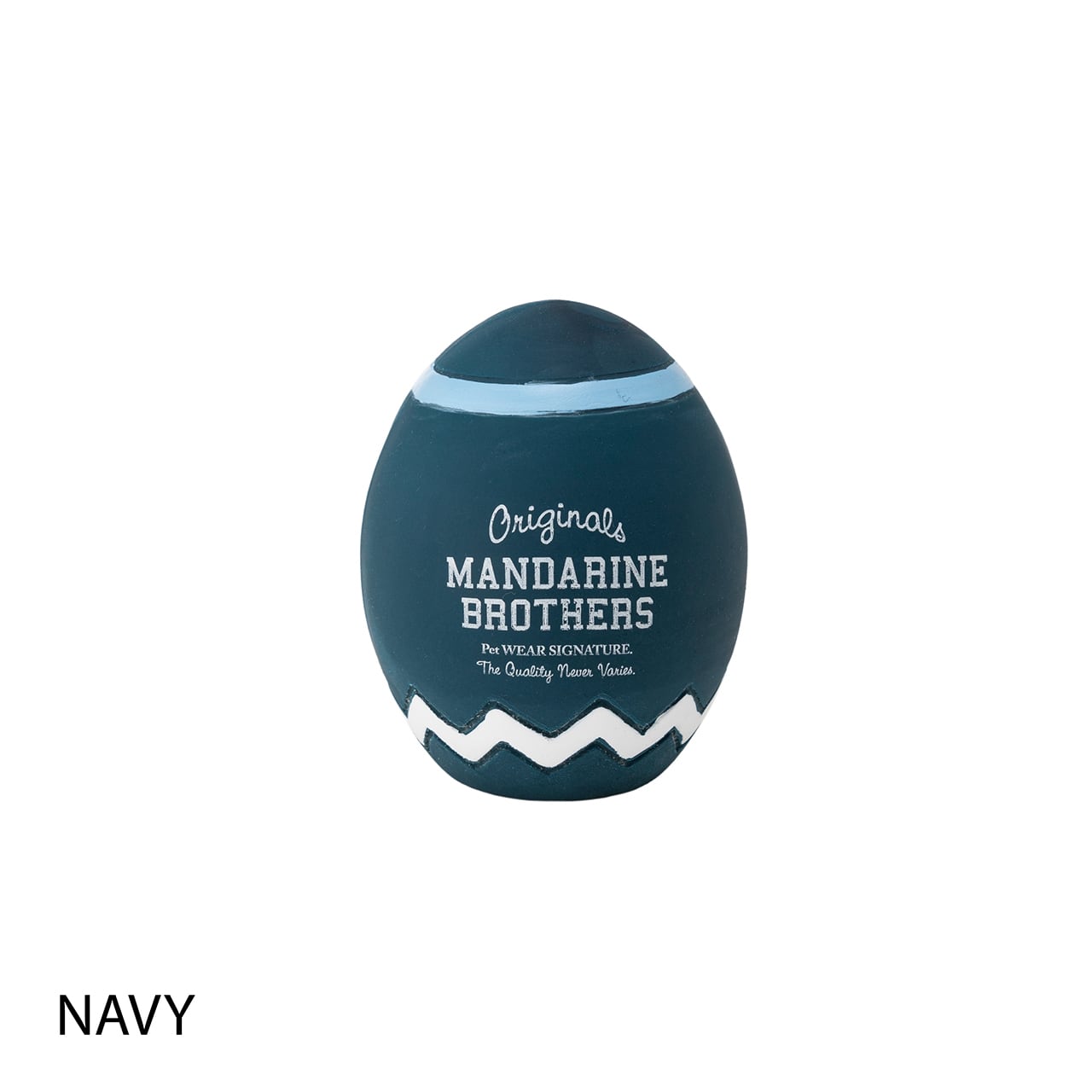 MANDARINE BROTHERS LATEX ZIGZAG EGG TOY