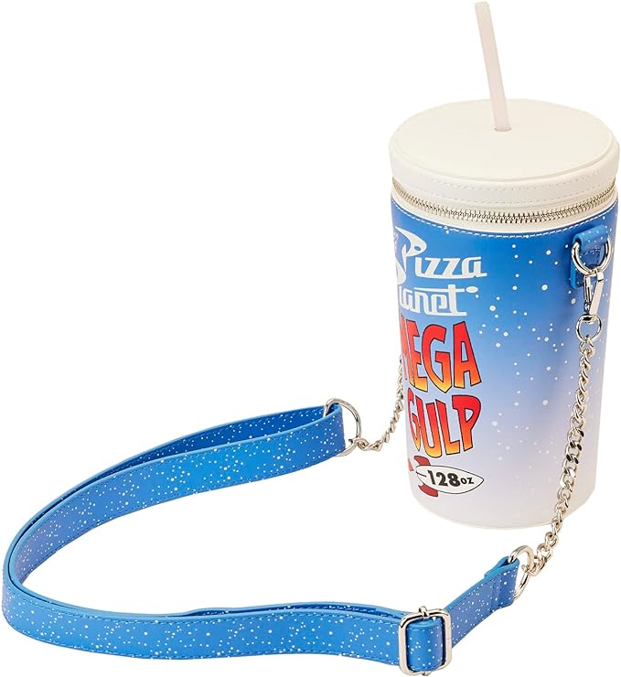 Loungefly Pixar Toy Story Pizza Planet Mega Gulp Crossbody Purse