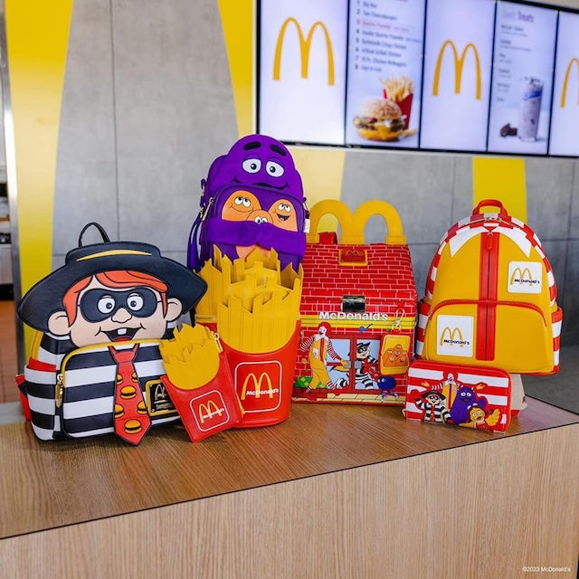 Loungefly McDonald's Ronald McDonald Double Strap Mini Backpack