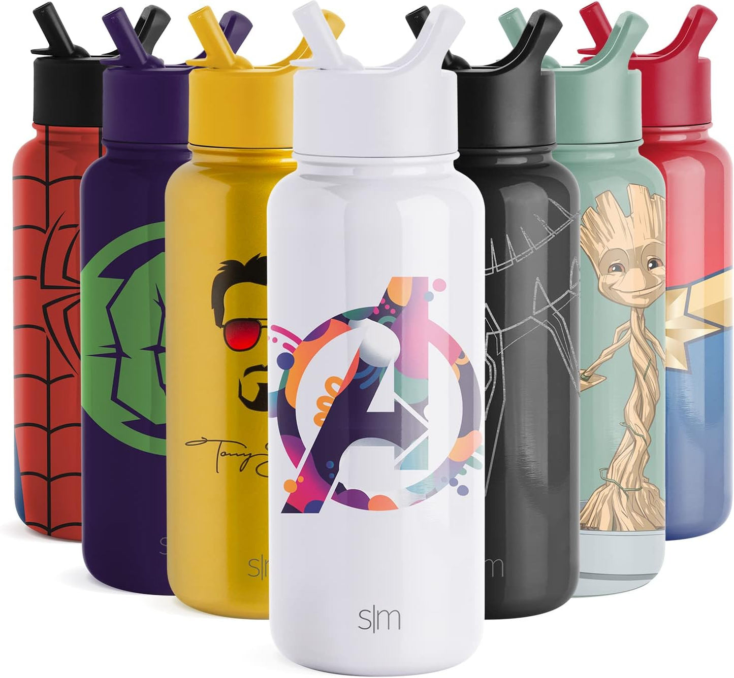 STARWARS Simple Modern Summit Water Bottle with Straw Lid- 32oz