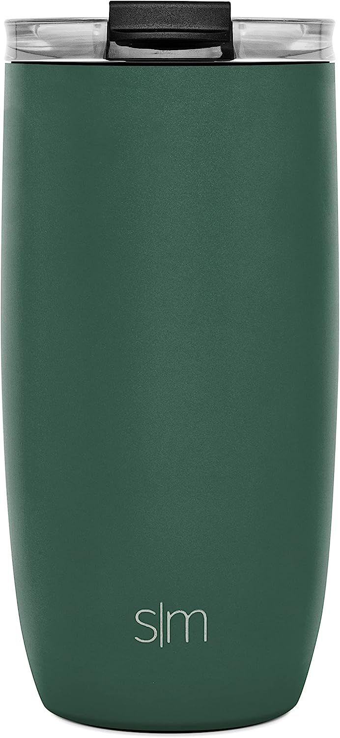 Simple Modern Voyager Travel Mug with Clear Flip Lid & Straw - 16oz
