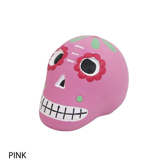 MANDARINE BROTHERS LATEX MEXICAN SKULL TOY