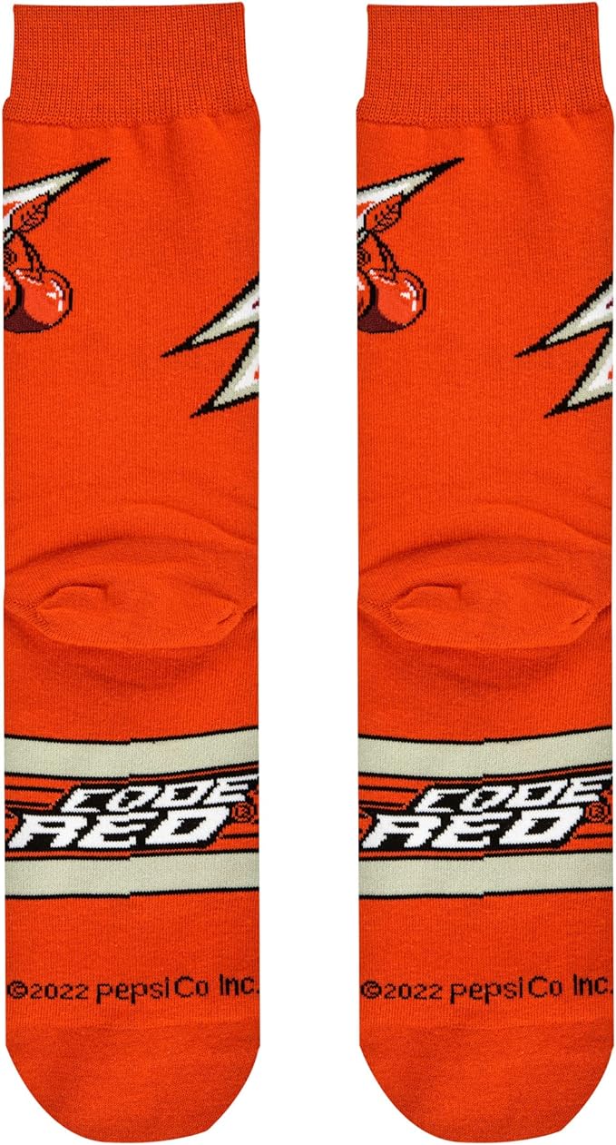 Odd Sox Mountain Dew Code Red Socks