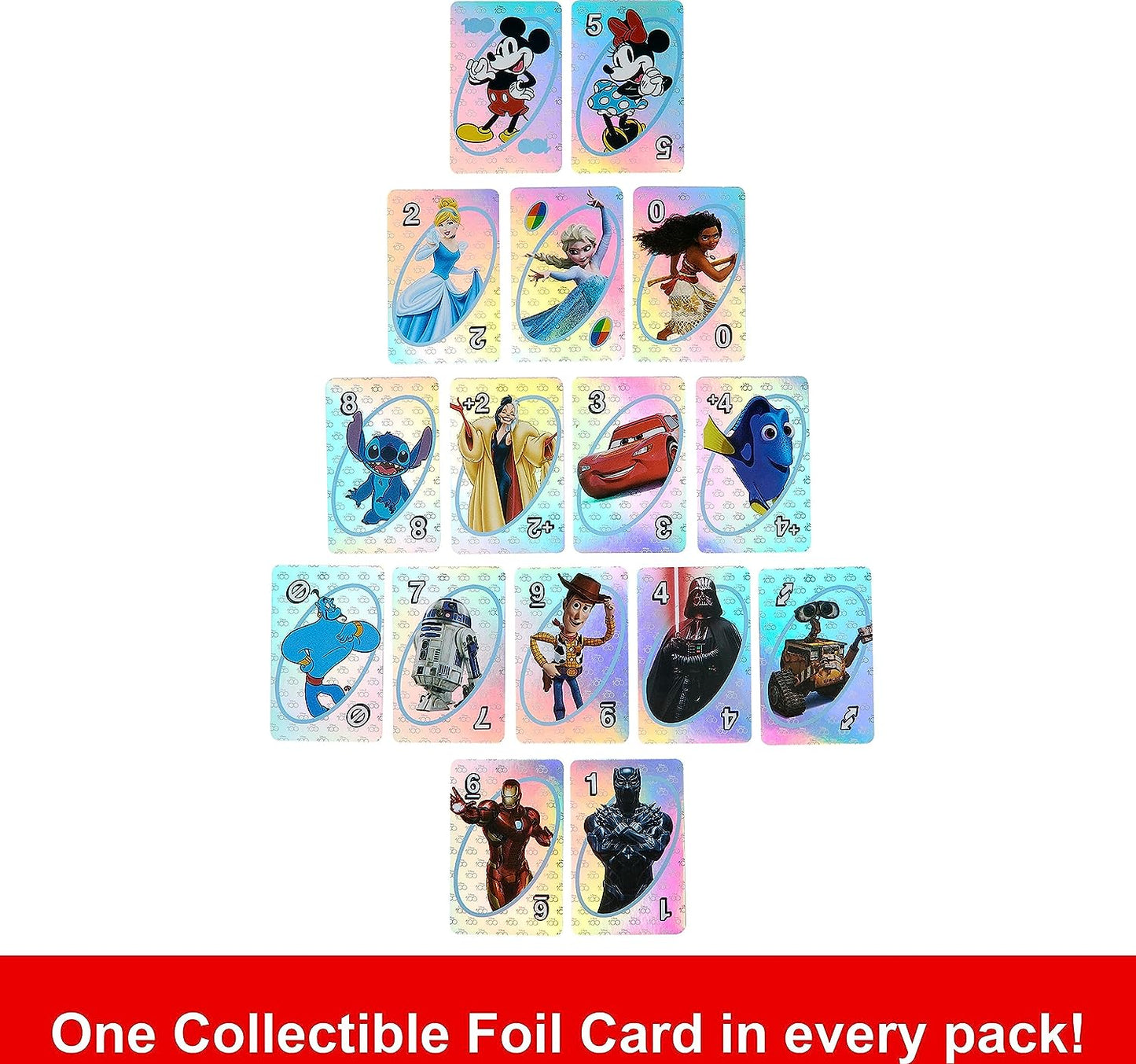 UNO Disney100 Card Game