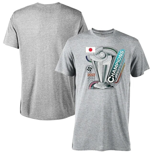 WBC 2023 World Baseball Classic Champions Tri-Blend T-Shirt