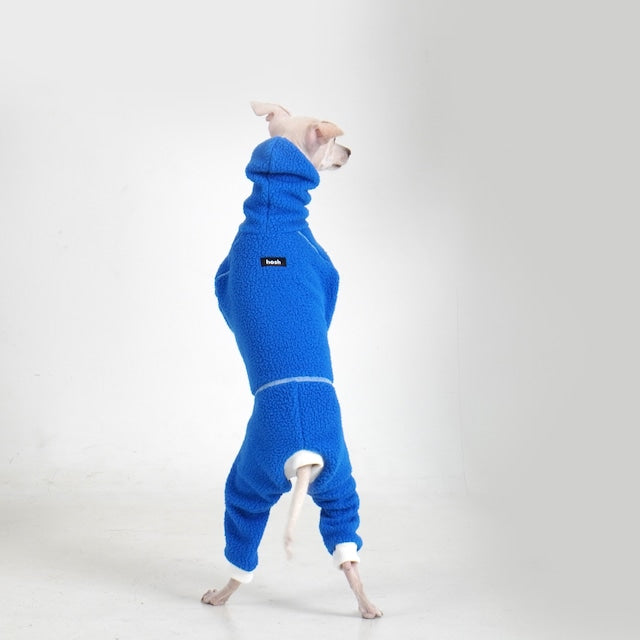 hosh Racer Fleece Romper Blue