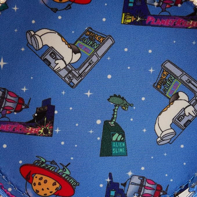 Loungefly Pixar Toy Story Pizza Planet Mega Gulp Crossbody Purse
