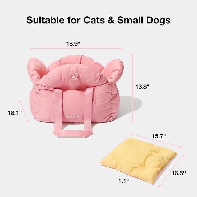 VETRESKA FLORA CAR SEAT PET CARRIER
