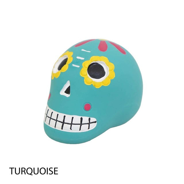 MANDARINE BROTHERS LATEX MEXICAN SKULL TOY