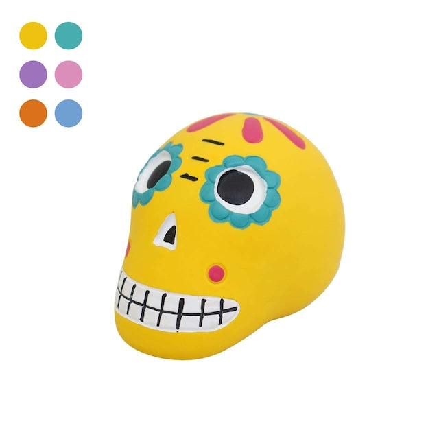 MANDARINE BROTHERS LATEX MEXICAN SKULL TOY