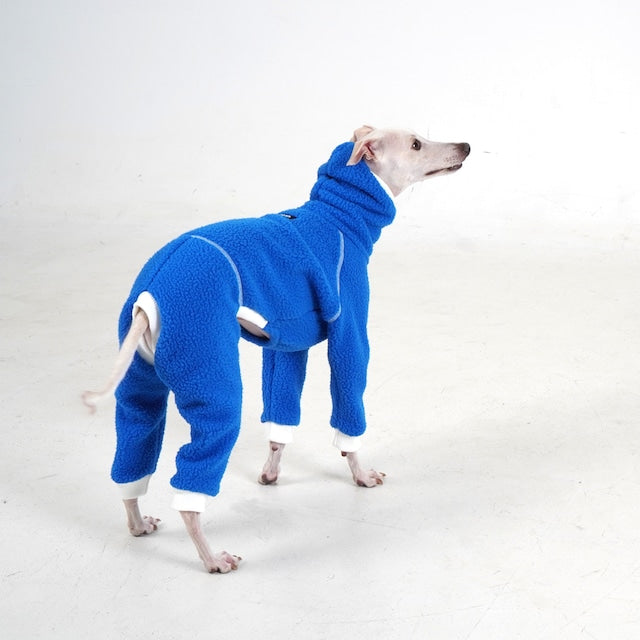 hosh Racer Fleece Romper Blue