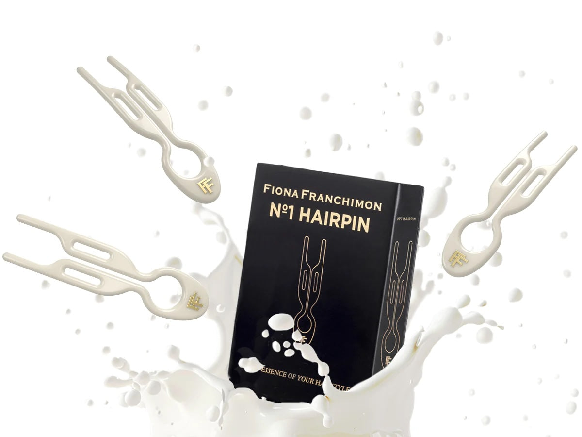 FIONA FRANCHIMON Nº 1 HAIRPIN CREAM WHITE