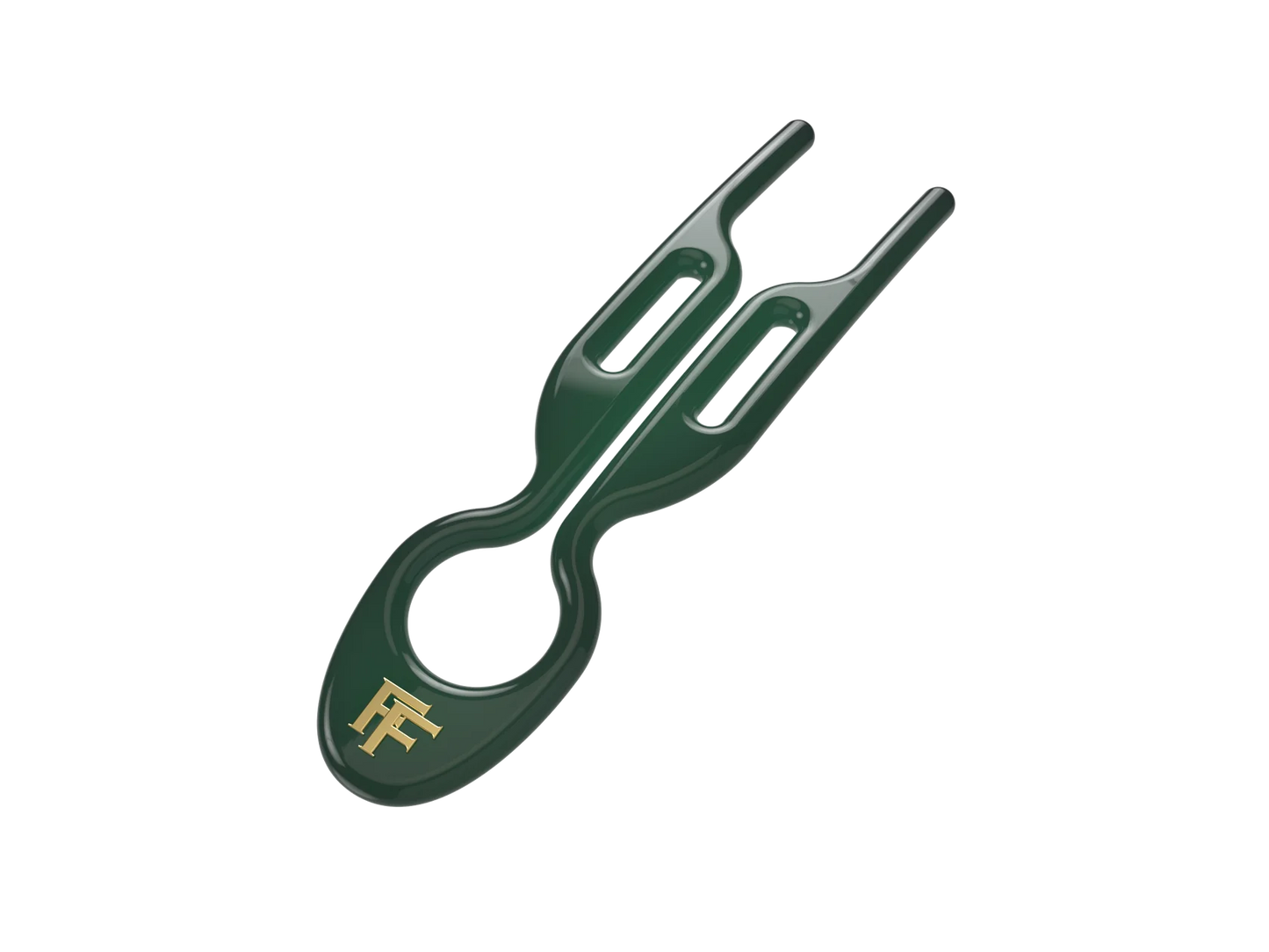 FIONA FRANCHIMON Nº 1 HAIRPIN EMERALD GREEN