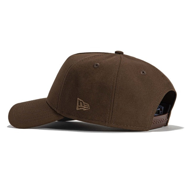 NEW ERA MLB 9FORTY A-FRAME LOS ANGELES ANGELS 50TH ANNIVERSARY PATCH SNAPBACK BROWN