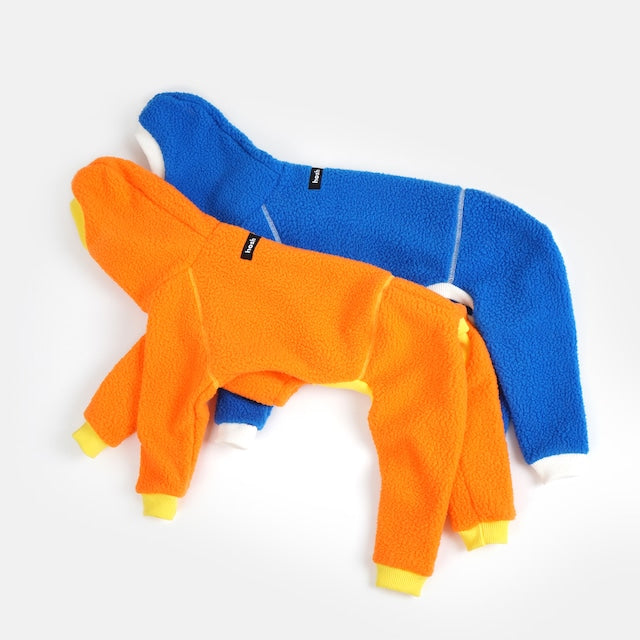 hosh Racer Fleece Romper Blue