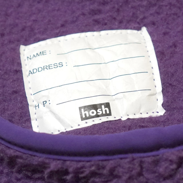 hosh Mars Half Fleece Jumper Yellow/Purple