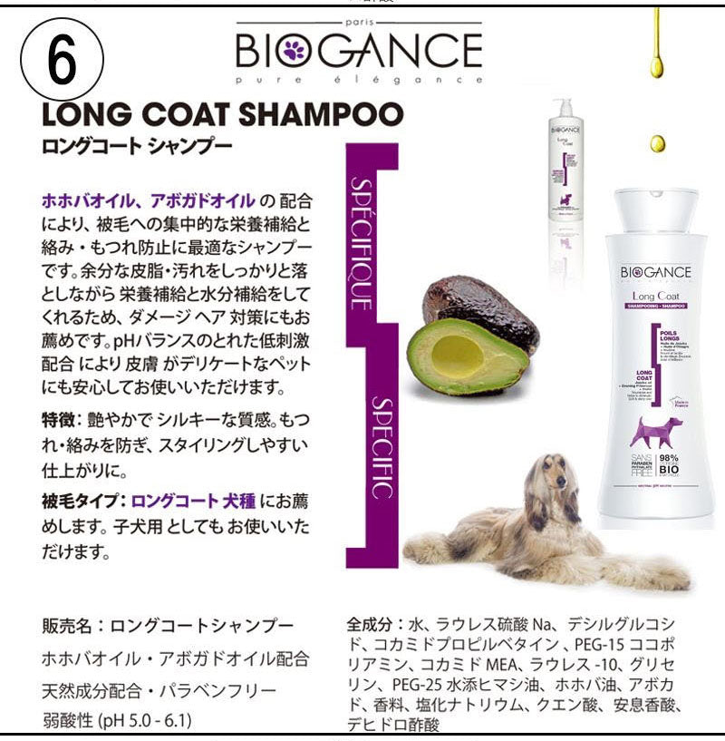 BIOGANCE SHAMPOO FOR DOG 250ml