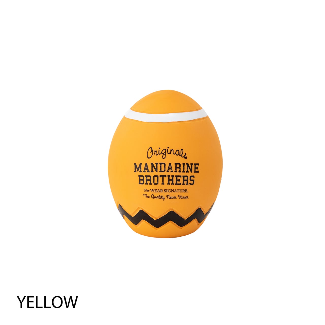 MANDARINE BROTHERS LATEX ZIGZAG EGG TOY