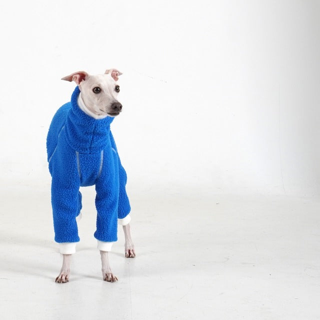 hosh Racer Fleece Romper Blue