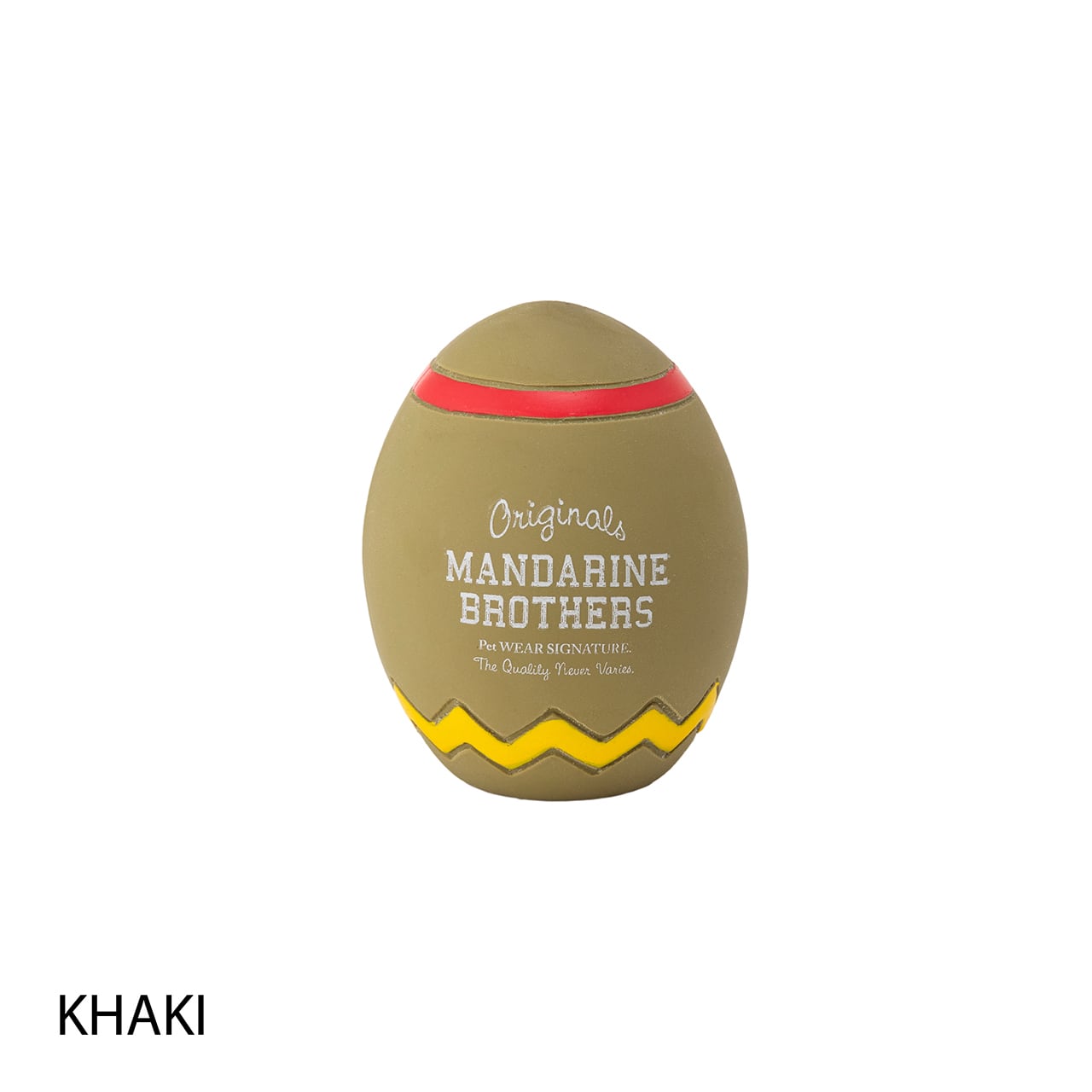 MANDARINE BROTHERS LATEX ZIGZAG EGG TOY