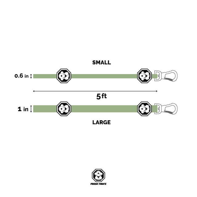 SMILEY X FRESH PAWZ - HAPPY COLLECTION LEASH