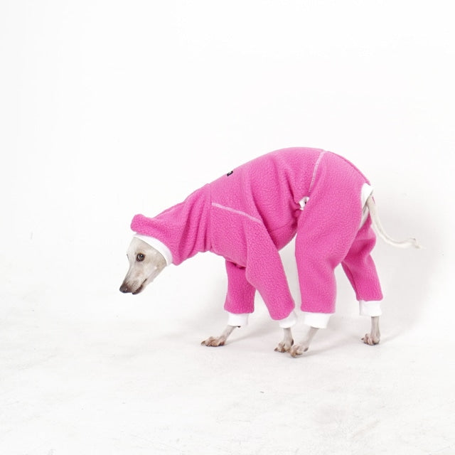 hosh Racer Fleece Romper Pink