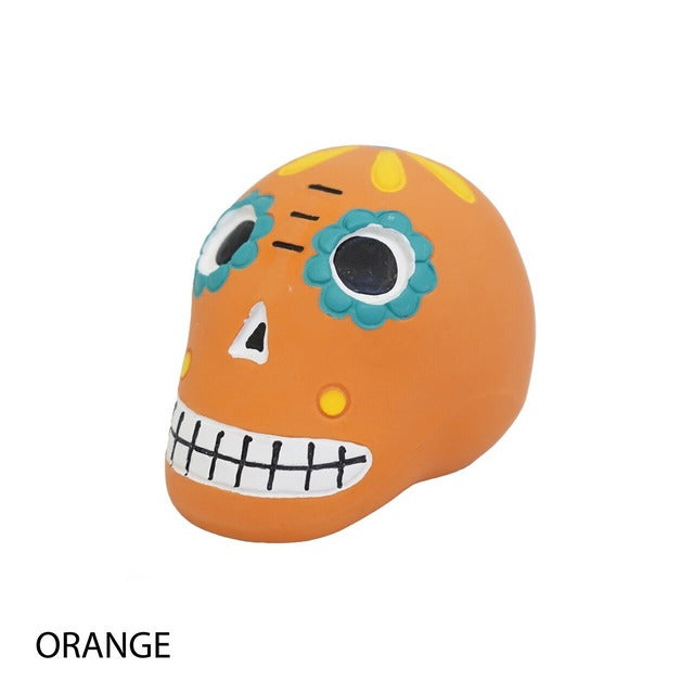 MANDARINE BROTHERS LATEX MEXICAN SKULL TOY