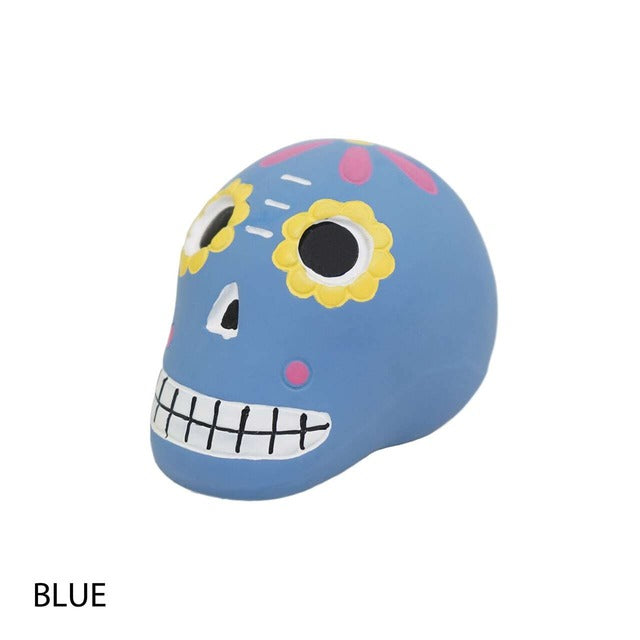 MANDARINE BROTHERS LATEX MEXICAN SKULL TOY