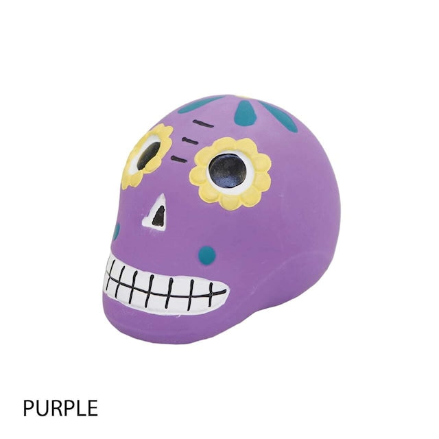MANDARINE BROTHERS LATEX MEXICAN SKULL TOY