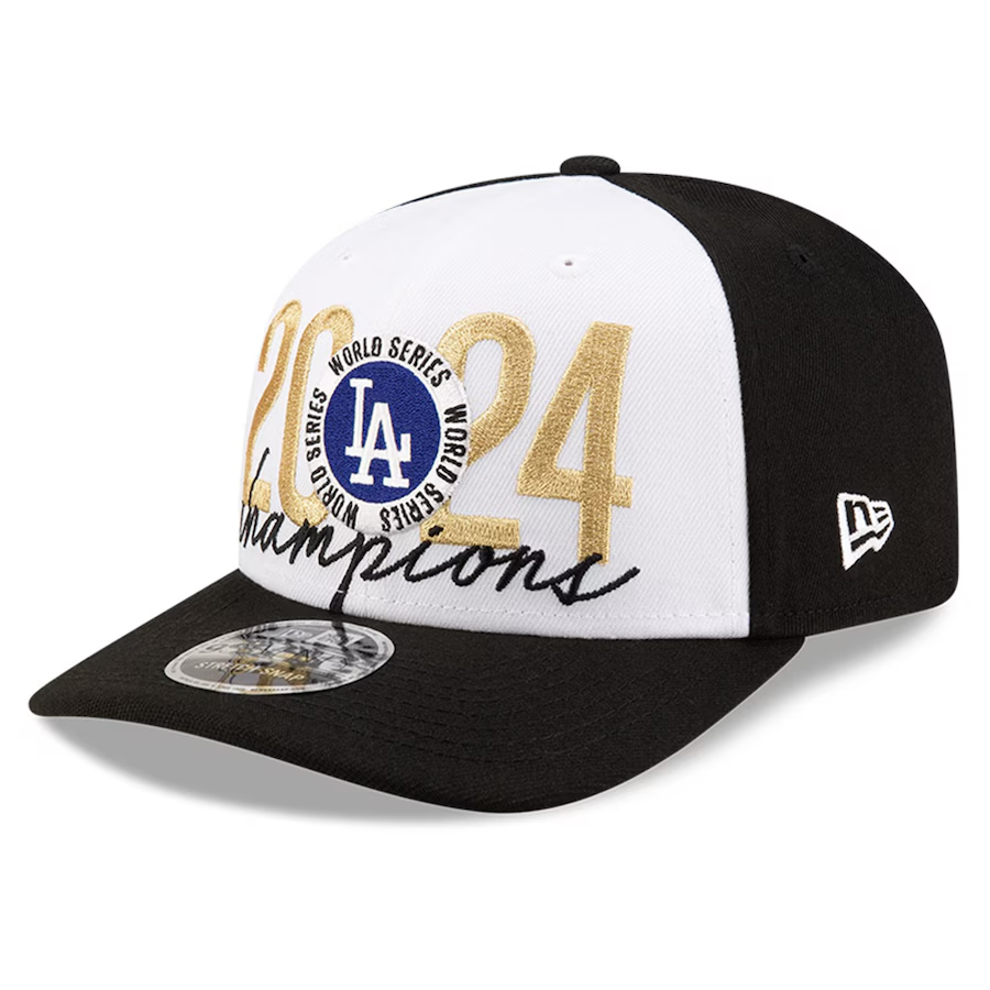 NEW ERA 9SEVENTY MLB LOS ANGELES DODGERS 2024 WS CHAMPIONS LOCKER ROOM STRETCH SNAPBACK