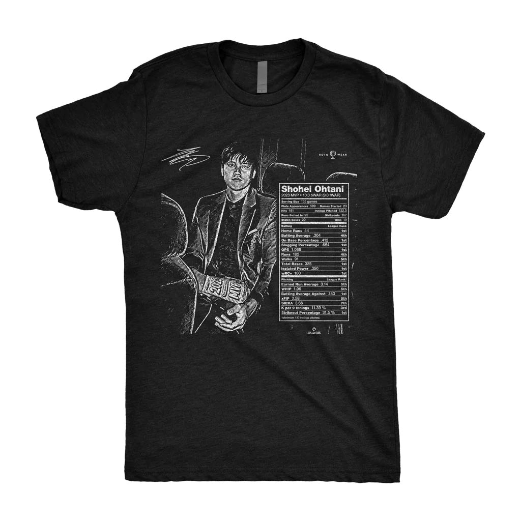 MLBPA Official Shohei Ohtani 2023 MVP T-Shirt Roto Wear
