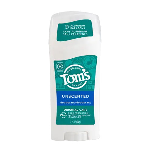TOM'S OF MAINE LONG LASTING DEODORANT UNSCENTED 2.25OZ