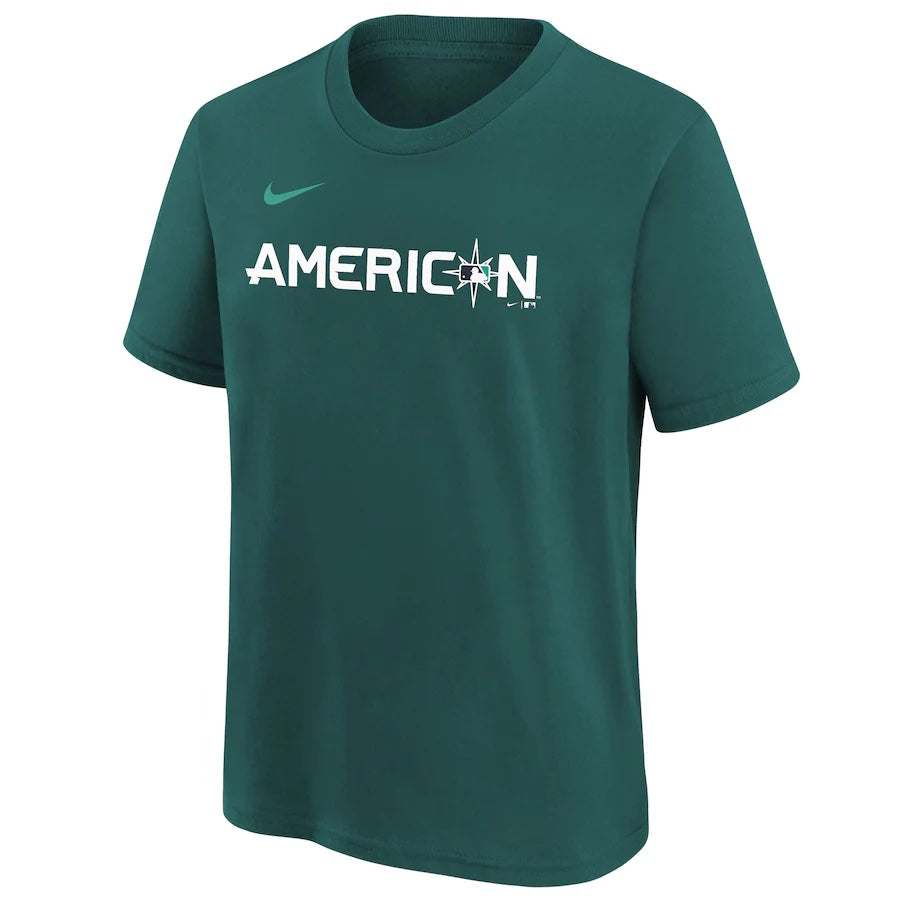 2023 SHOHEI OHTANI AMERICAN LEAGUE MLB ALL-STAR GAME NAME&NUMBER T-SHIRT YOUTH TEAL