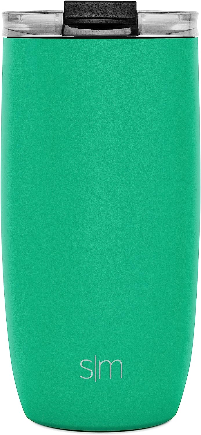 Simple Modern Voyager Travel Mug with Clear Flip Lid & Straw - 16oz