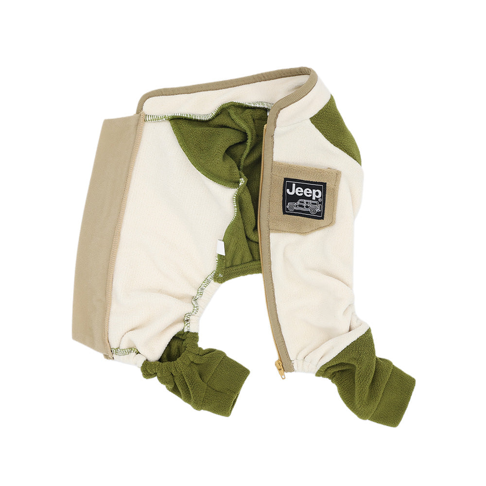 Official Licensed Jeep Fleece Zip Romper