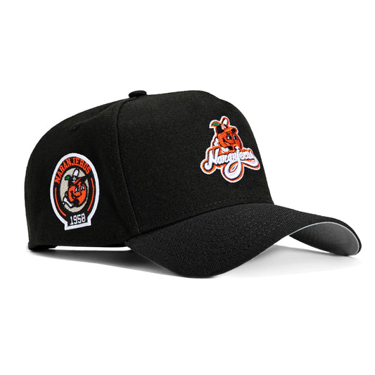 NEW ERA LMP 9FORTY A-FRAME NARANJEROS DE HERMOSILLO LOGO PATCH SNAPBACK