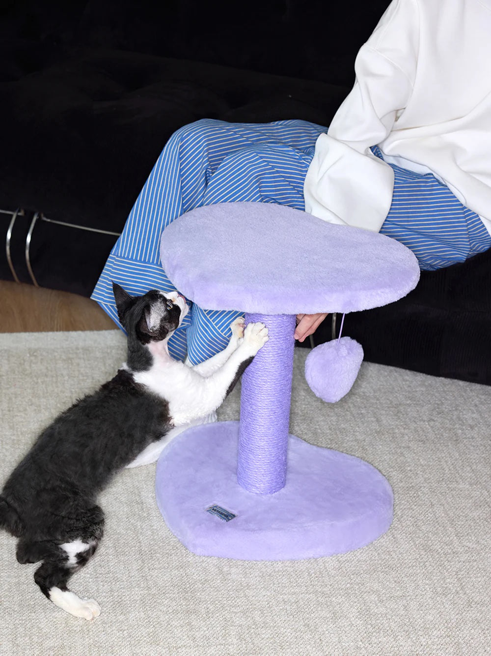 VETRESKA HEARTPURRPLE CAT CLIMBER - 2 PLATFORMS