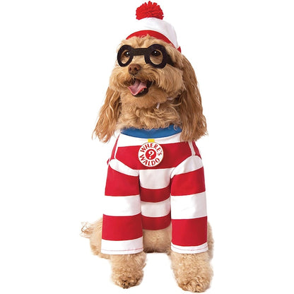 Universal Official Licensed Where's Waldo Pet Costume