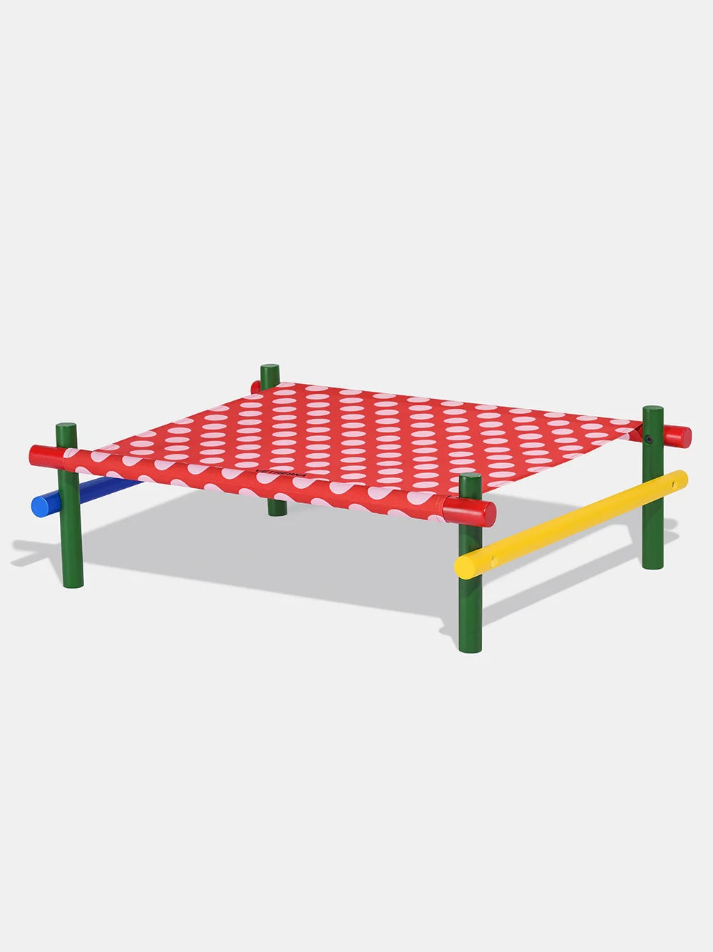 VETRESKA CHROMA ELEVATED PET BED -RED